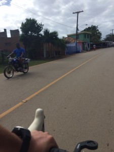 It felt very safe to ride in the DR to me.